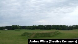 Moundville was once a 300-acre fortified political, cultural and ceremonial center of Muskogean-speaking people in west-central Alabama.