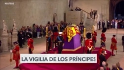 La 'vigilia de los príncipes' en el velorio de Isabel II