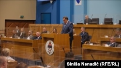 Bosnia-Herzegovina, Banja Luka, Milorad Dodik, Session of the National Assembly of Republika Srpska, September 14, 2022. 