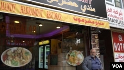 Isam Abdi opened the Mandy Restaurant and its success has allowed him and his family to build a new life in Istanbul after escaping the Syrian civil war. (Dorian Jones/VOA)