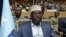 Somalia's President Sheik Sharif Ahmed attends a meeting at the African Union in Addis Ababa, July 15, 2012. 
