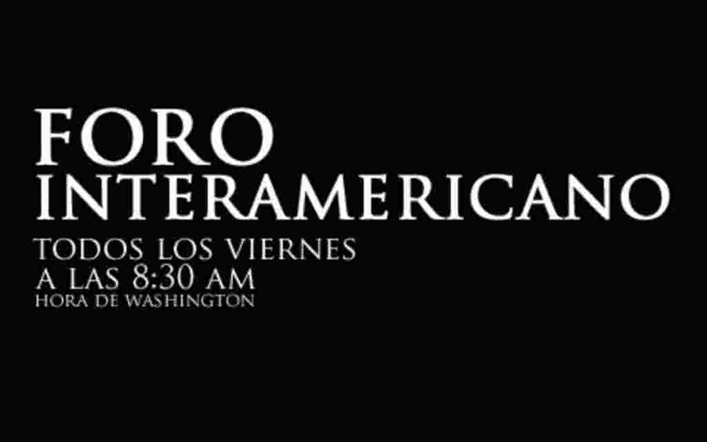 Foro Interamerica, a TV Show from Voice of America in Spanish. Anchor: Patricia Dalmasy.