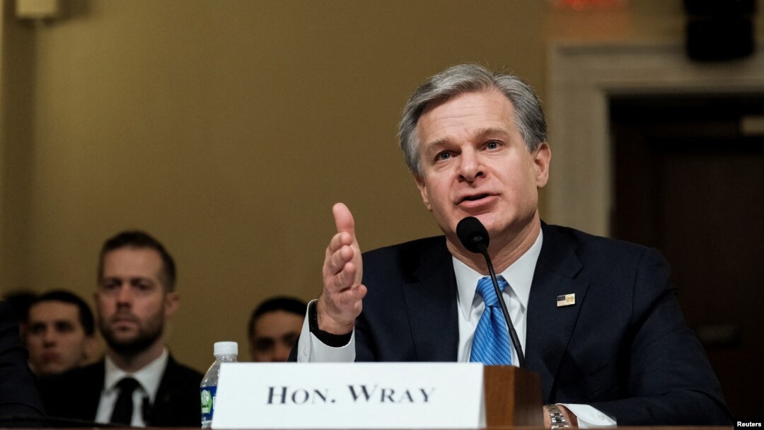 Giám đốc FBI - Christopher Wray.