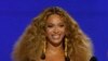 FILE - Beyonce tampil di Penghargaan Grammy tahunan ke-63 di Los Angeles, 14 Maret 2021. (AP/Chris Pizzello, File)