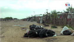 La Pista, como se conoce a este asentamiento informal, es uno entre más de 50 que tiene el municipio Maicao, en el Departamento de La Guajira colombiana, fronterizo con Venezuela. [Foto: VOA]