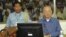 Ieng Sary, center, former Khmer Rouge's foreign affair minister, sits in a court dock of the U.N.-backed genocide tribunal, during a hearing Friday, file photo.