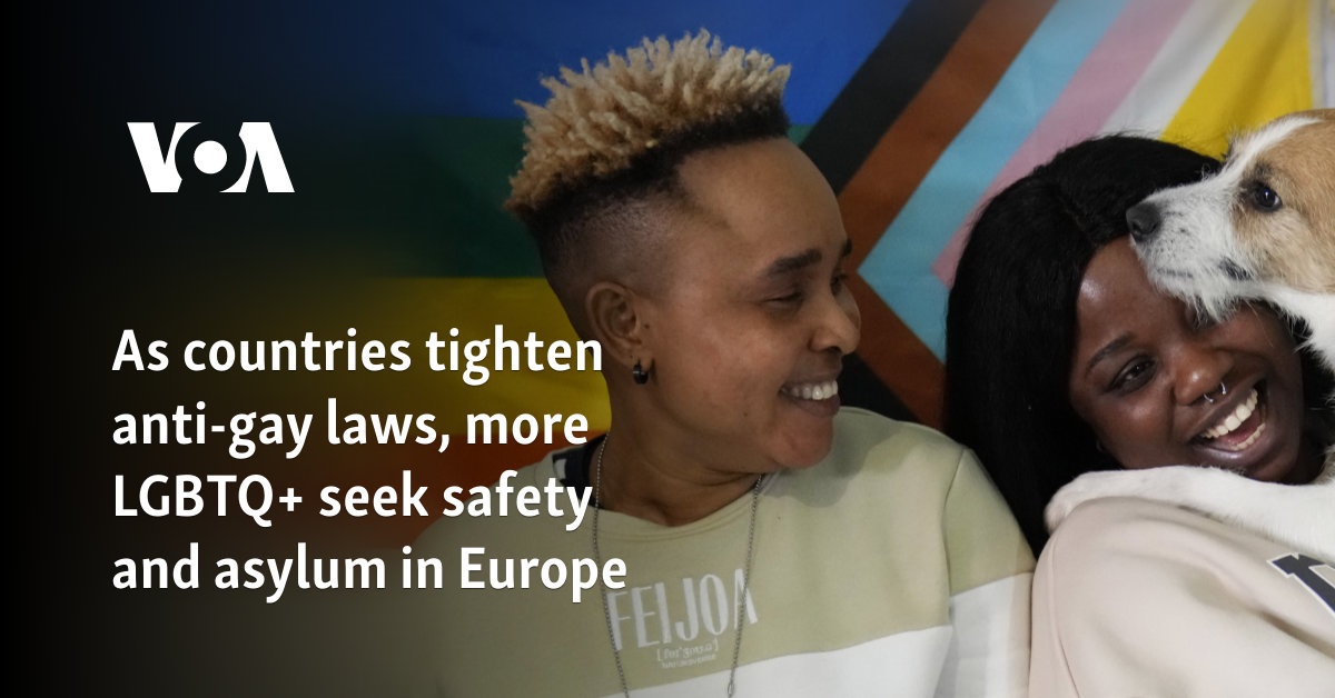 As countries tighten anti-gay laws, more LGBTQ+ seek safety and asylum in Europe