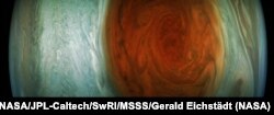 This enhanced-color image of Jupiter’s Great Red Spot was created by citizen Gerald Eichstädt using data from NASA’s Juno spacecraft ( Credit: NASA/JPL-Caltech/SwRI/MSSS/Gerald Eichstädt.)
