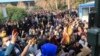 تجمع دانشجویان دانشگاه تهران در همراهی با اعتراضات در شهرهای مختلف ایران
