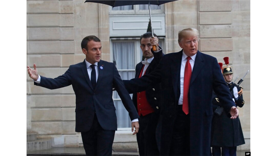 Donald Trump e Emmanuel Macron