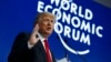 President Donald Trump delivers a speech to the World Economic Forum, Jan. 26, 2018, in Davos, Switzerland.