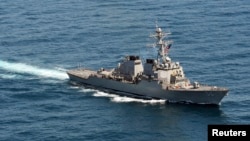 미 구축함 ‘USS 존 S. 매케인’ 호. (자료사진)