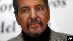 Mohamed Abdelaziz à Madrid, le 12 novembre 2015. (AP Photo/Francisco Seco)