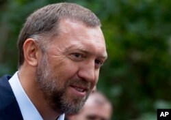 FILE - Russian metals magnate Oleg Deripaska is shown in Moscow, Russia, July 2, 2015.