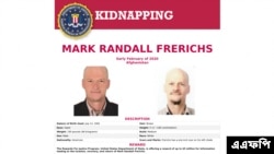 Mark Randall Frerichs is seen on an FBI kidnapping poster obtained Aug. 26, 2020. (File)