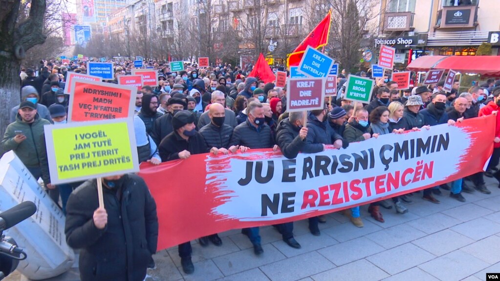 Protest on energy prices