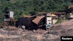 FILE - A view of a collapsed tailings dam owned by Brazilian mining company Vale SA, in Brumadinho, Brazil, Feb.10, 2019. 