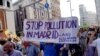 Thousands March in Madrid to Save Anti-Pollution Plan