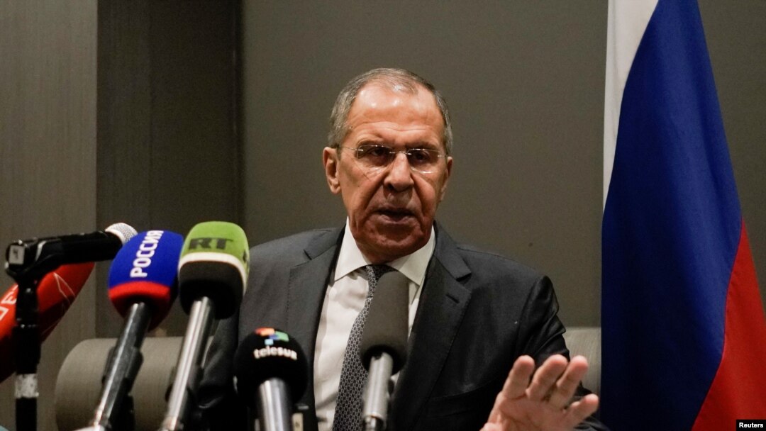 umushikiranganji w'imigenderanire n'ayandi makungu wa Irani, Sergei Lavrov, mu kiganiro n'abamenyeshamakuru
