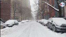 Tormenta invernal en Nueva York