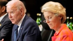 El mandatario Joe Biden recibe en la Casa Blanca a la presidenta de la Comisión Europe