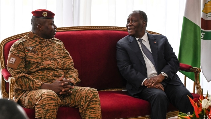 Après Bamako, le lieutenant-colonel Paul-Henri Damiba accueilli à Abidjan