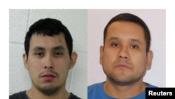 Damien Sanderson and Myles Sanderson, who are named by the Royal Canadian Mounted Police (RCMP) as suspects in stabbings in Canada's Saskatchewan province, are pictured in this undated handout image released by the RCMP Sept. 4, 2022.