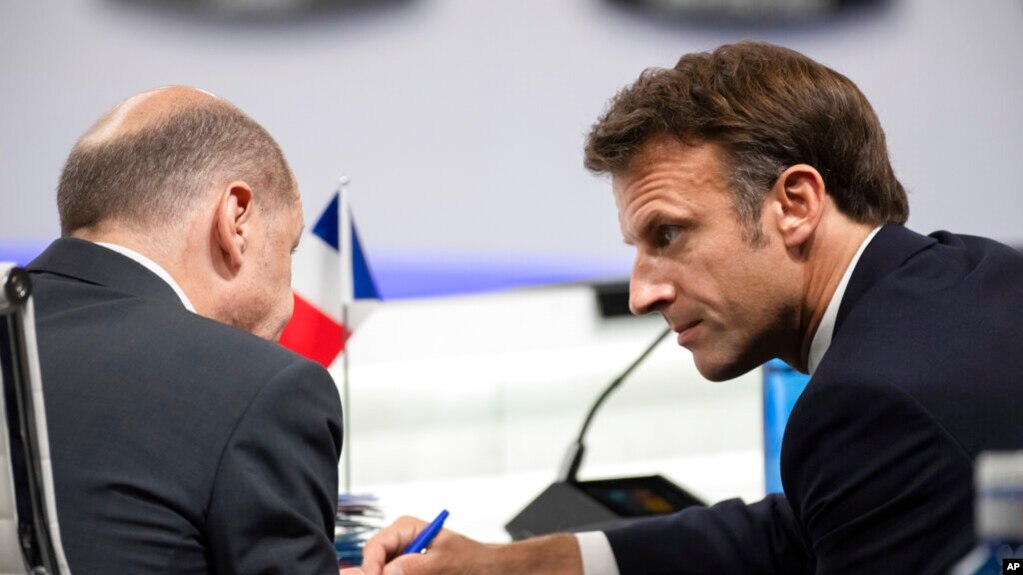 Olaf Scholz dhe Emmanuel Macron