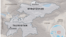 Map of Kyrgyzstan and Tajikistan