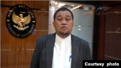 Tangkapan layar Koordinator Masyarakat Anti Korupsi Indonesia (MAKI), Boyamin Saiman (courtesy: Youtube Kemenko Polhukam)