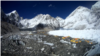 Tents at a base camp on the south side of Mount Everest in Nepal (Picture by Shafkat Masoodi)