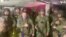 Ukrainian Border Guards Sing National Anthem 