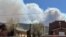 Smoke from the Calf Canyon fire is seen from Mora, NM, April 29, 2022. 