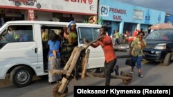 Une rue de Goma, la capitale du Nord-Kivu, dans l'est de la République démocratique du Congo, le 18 octobre 2018.