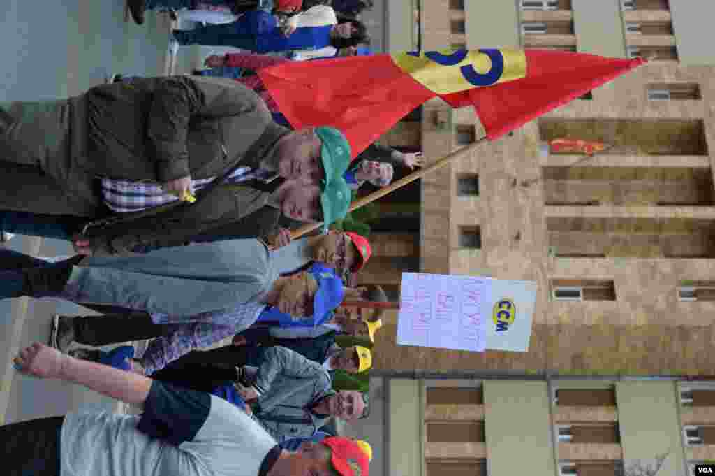 Union rallies in Skopje, North Macedonia at Labor day, 1st of May