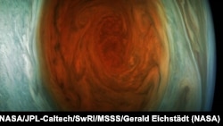 This enhanced-color image of Jupiter’s Great Red Spot was created by citizen Gerald Eichstädt using data from NASA’s Juno spacecraft ( Credit: NASA/JPL-Caltech/SwRI/MSSS/Gerald Eichstädt.)