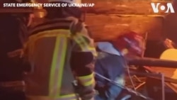 烏克蘭消防員在火箭襲擊現場救出一隻小貓