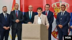 Premijerka Srbije Ana Brnabić tokom boravka na severu Kosova