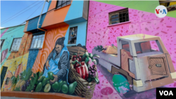 Los vecinos de Chualluma, en la ciudad de La Paz, Bolivia, se comprometieron a que este barrio sea un verdadero atractivo turístico y cultural de la capital boliviana. [Foto: Fabiola Chambi]