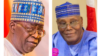 Tinubu, hagu, Atiku dama (Hoto: Facebook: Kashim Shettima/Atiku Abubakar