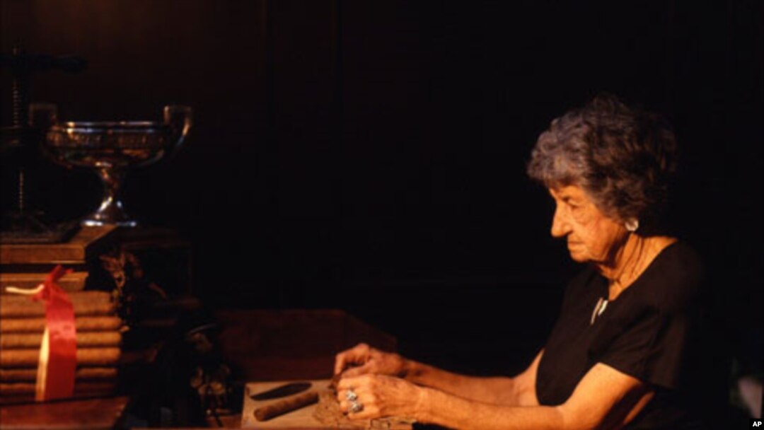 This woman began wrapping tobacco leaves into cigars when she was 16. In her prime, she could produce 400 hand-rolled cigars a day.
