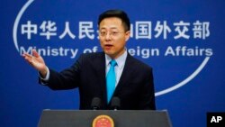 Juru bicara Kementerian Luar Negeri China, Zhao Lijian