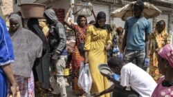 Un marché au Sénégal.