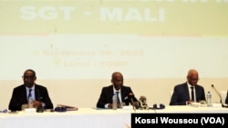 Réunion du Groupe de suivi et de soutien à la transition au Mali à Lomé, au Togo, le 6 septembre 2022.