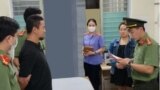 Công an Đà Nẵng bắt giam ông Bùi Tuấn Lâm ngày 7/9/2022. Photo Congan
