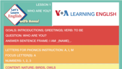 LLE-A Lesson Plan - Lesson 1: Who Are You?