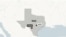 A map showing the location of Uvalde, Texas.