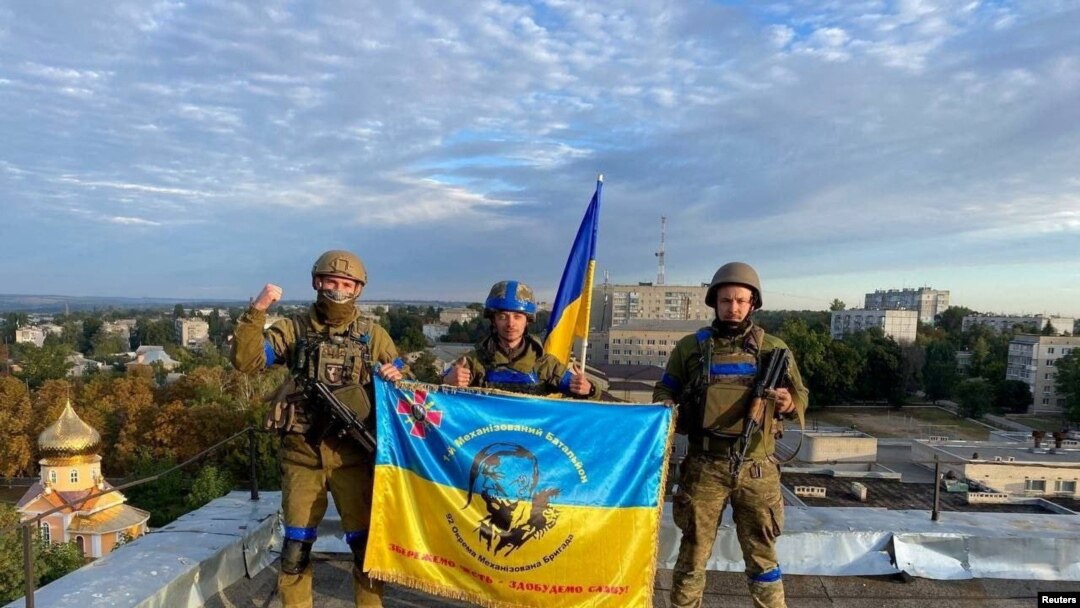 ВСУ в освобожденном от российской оккупации Купянске, Харьковская обл.