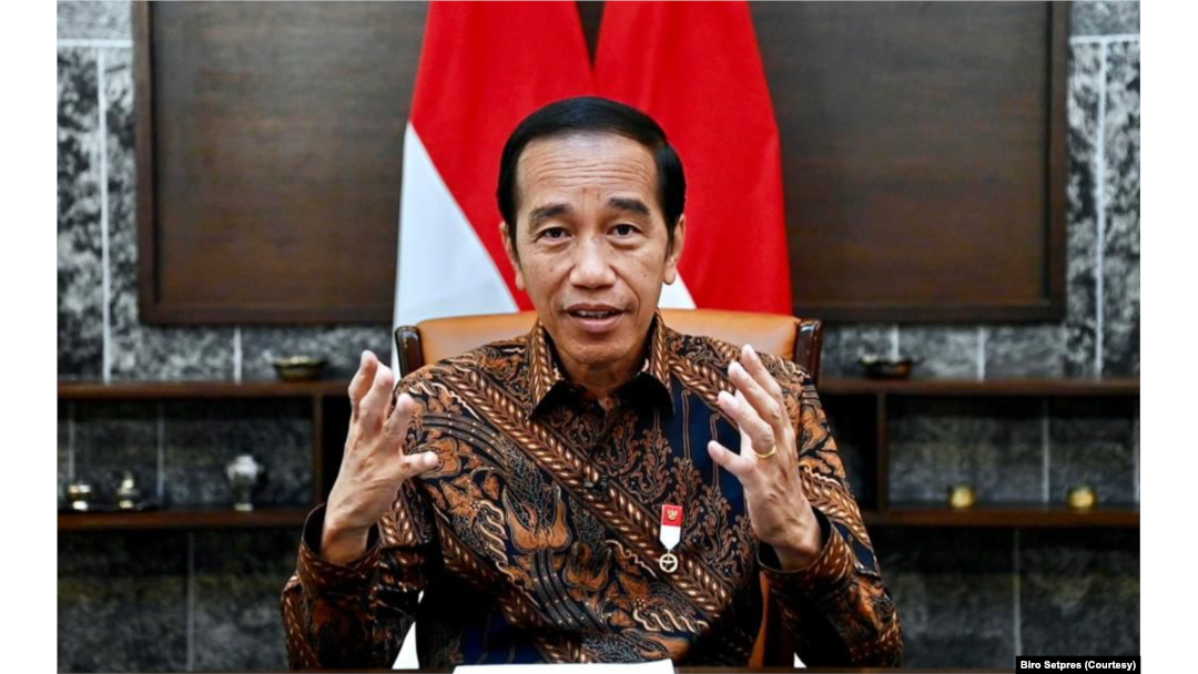 Presiden Jokowi dalam telekonferensi pers di Jakarta, Kamis (8/9). (Foto: Biro Setpres)