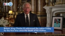 VOA60 World - King Charles III addresses the nation